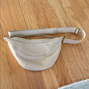 HOBO Cream Crossbody Bag